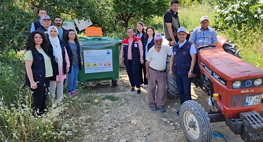 28.500 kilogram zirai atık ambalajı bertaraf edildi