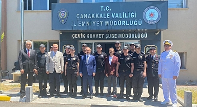 Bayramda çalışan güvenlik güçleri ziyaret edildi