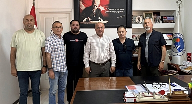 Çanakkale İnternet ve Sosyal Medya Basın Mensupları Derneği'nden Çardak Belediyesi'ne nezaket ziyareti