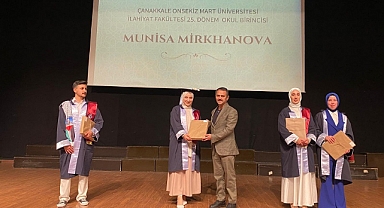 ÇOMÜ'de mezuniyet coşkusu