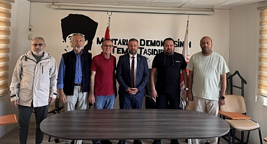 Gazeteciler Muhtarlar Derneğini ziyaret etti