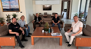 Gazetecilerden Başkan Öztürk’e ziyaret