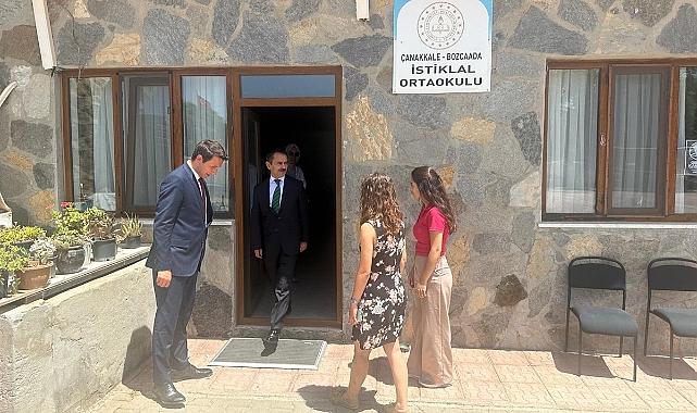 Vali Aktaş Bozcaada&#039;da