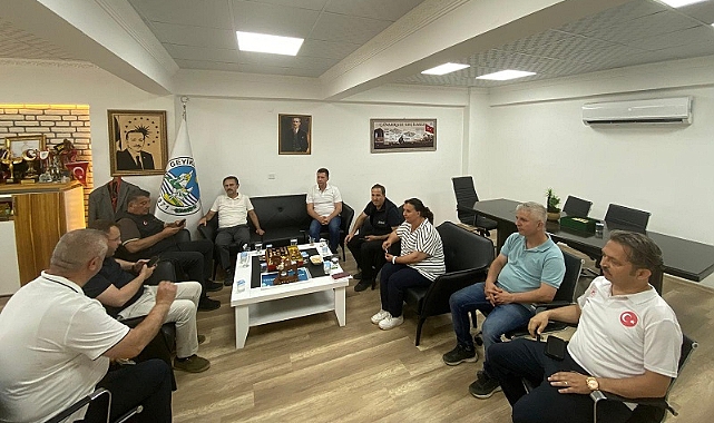 Vali Aktaş&#039;tan Geyikli Belediyesi&#039;ne ziyaret