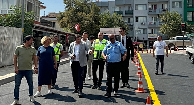 Başkan Erkek çalışmaları yerinde inceledi