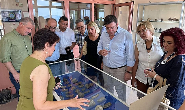 Başkan Erkek&#039;ten müze ziyareti