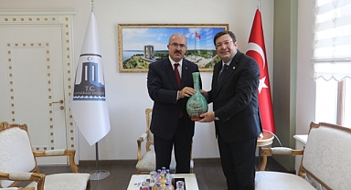 Başkan Erkek'ten Vali Toraman'a ziyaret