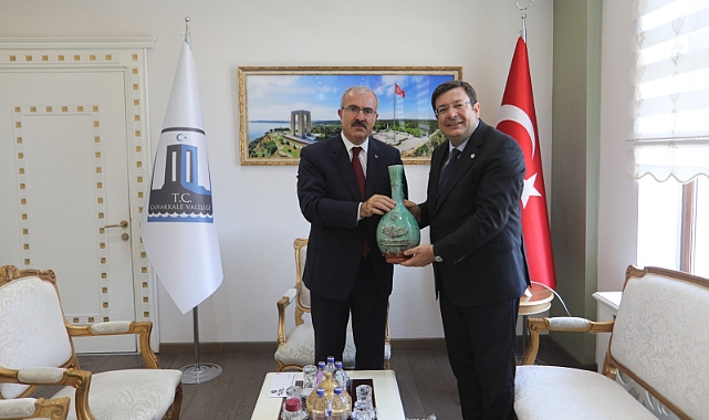 Başkan Erkek&#039;ten Vali Toraman&#039;a ziyaret