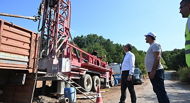 Başkan Şen su çalışmalarını inceledi