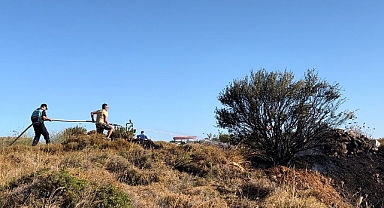 Bozcaada Belediyesi'nden yangın önlemi