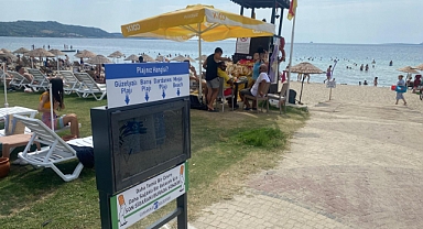 Plajlara İzmarit atık üniteleri yerleştirildi