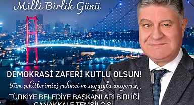 Şahin'in 15 Temmuz mesajı