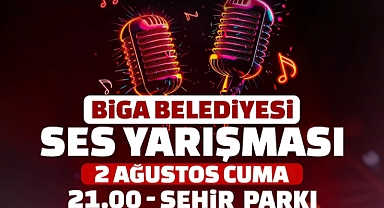 Biga'da Ses Yarışması yarın yapılacak