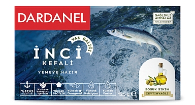 Dardanel'den soğuk sıkım zeytinyağlı İnci Kefali