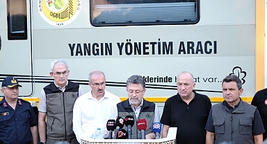 Eceabat'taki orman yangını kontrol altında!