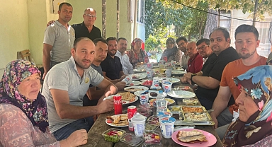 Emekçilerin misafiri oldu