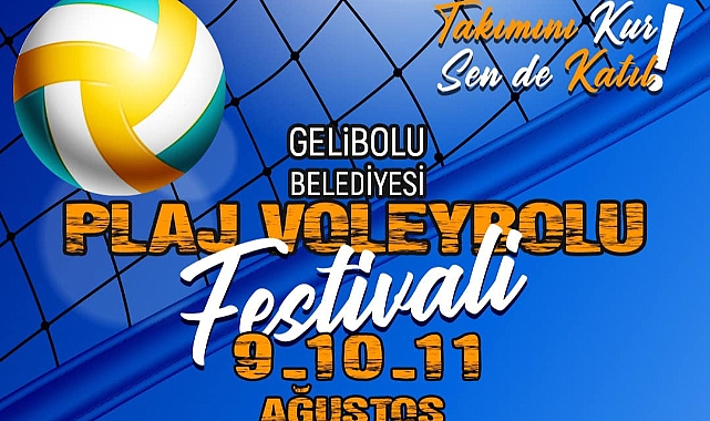 Gelibolu&#039;da Plaj Voleybolu Festivali düzenlenecek