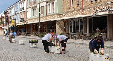Gökçeada'da park sorununa estetik önlem