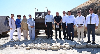 Kurtulmuş ve Gider Tarihi alanı ziyaret etti