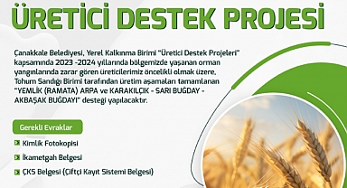 Üretici Destek Projesi başvuruları başlıyor