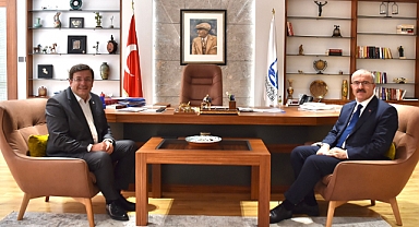 Vali Toraman'dan Başkan Erkek'e ziyaret