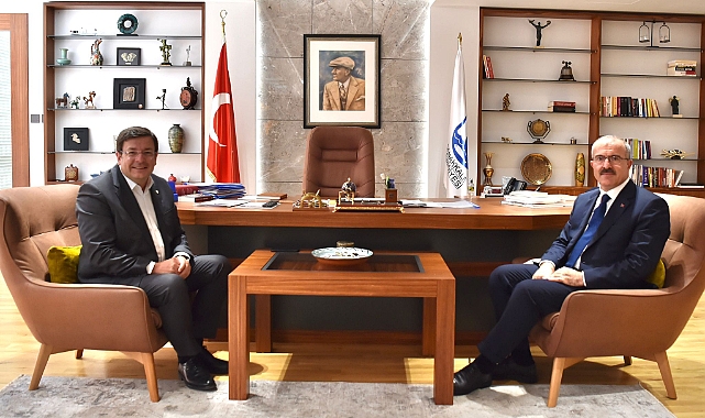 Vali Toraman&#039;dan Başkan Erkek&#039;e ziyaret