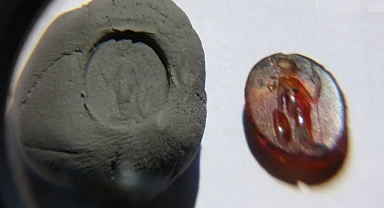 1700 yıllık yüzük Assos'ta bulundu!