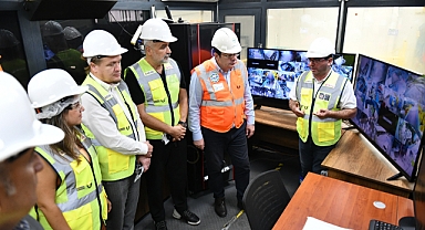 Başkan Erkek, EKAY Tesisinde incelemelerde bulundu