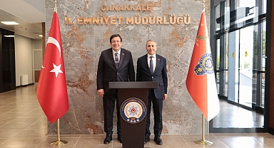 Başkan Erkek'ten Emniyet Müdürü Kurt'a ziyaret