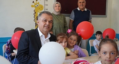 Çan Belediyesi'nden kırtasiye desteği