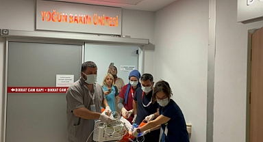 Çan Devlet Hastanesi'nde tatbikat