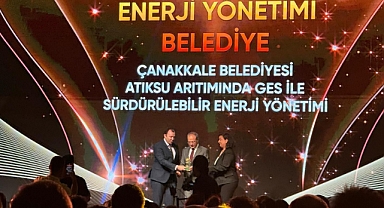 Çanakkale Belediyesi'ne önemli ödül