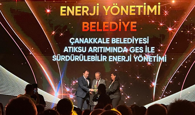 Çanakkale Belediyesi&#039;ne önemli ödül