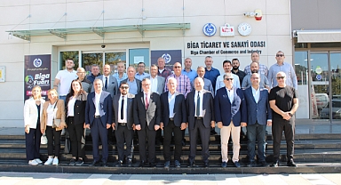 CHP heyetinden Biga TSO'ya ziyaret