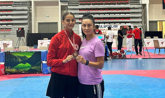 Nisanur Karaman Türkiye üçüncüsü oldu