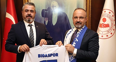 Şahin'den Turan'a ziyaret