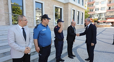 Vali Toraman'ın Çan ziyareti