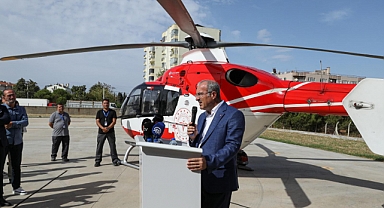 Ambulans helikopter göreve başladı
