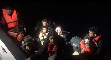 Ayvacık açıklarında göçmen operasyonu