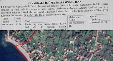 Ayvacık Sivrice Koyundaki Arazi Neden Satılıyor?