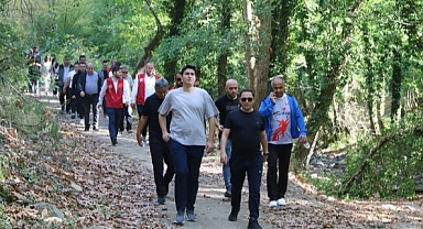 Biga'da çevre yürüyüşü