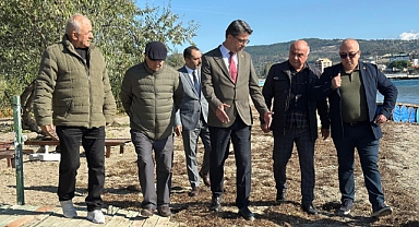 Çardak Kum Adası'nda çevre temizliği yapıldı