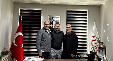 EGİOSB Müdürü Alper Altınok'a eski dostlardan anlamlı ziyaret