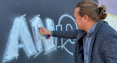 Lapseki'de Mural çalışması