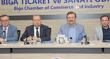 Rifat Hisarcıklıoğlu Biga'da açılışa katıldı