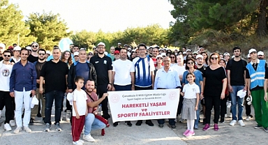 Spor dostu kampüste sağlıklı yaşam yürüyüşü
