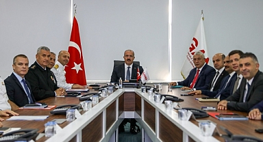 Vali Toraman başkanlığında güvenlik toplantısı yapıldı