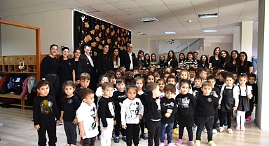 Ata'm Kreş'in minikleri Atatürk'ü andı