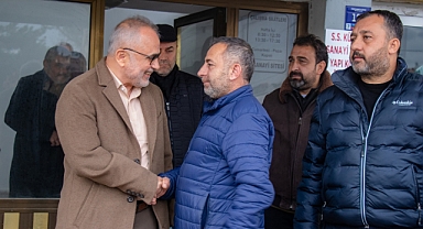 Başkan Göktürk sanayi esnafıyla buluştu