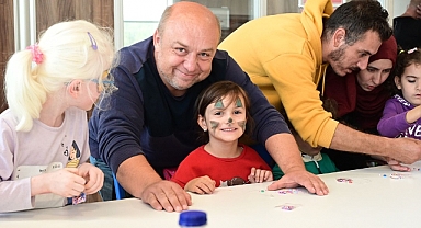 Biga'da çocukları eğlendiren kış oyunları